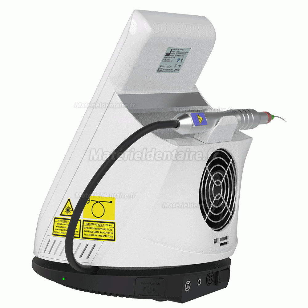 Laser à diode dentaire GaAlAs Dimed Berylas Blue 450 nm/650 nm/980 nm 0,5 W/4 W/10 W